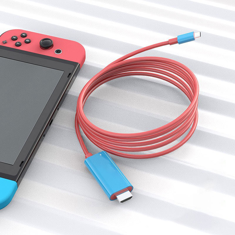 🥳 HEISSER SALE 2026 | 50 % RABATT! 🎮 USB-C auf HDMI Adapterkabel PD 100W – Perfekt für Nintendo Switch, Laden & Bildübertragung gleichzeitig
