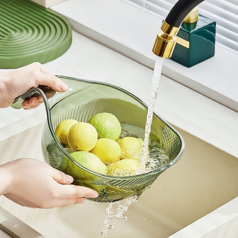 🍚💧 50% RABATT! Reisspüle mit integriertem Abtropfsieb – Rutschfester Boden, stabiler Griff & feine Löcher für perfekte Wasserabfuhr – Ideal für Hülsenfrüchte, Obst & Gemüse ✨