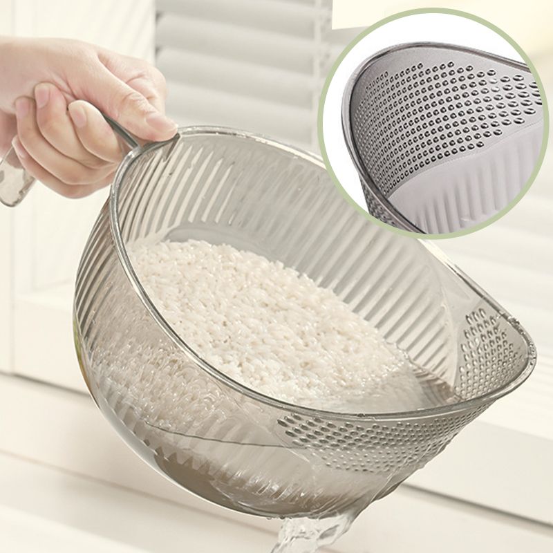 🍚💧 50% RABATT! Reisspüle mit integriertem Abtropfsieb – Rutschfester Boden, stabiler Griff & feine Löcher für perfekte Wasserabfuhr – Ideal für Hülsenfrüchte, Obst & Gemüse ✨
