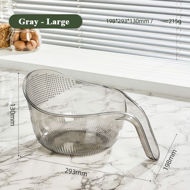 🍚💧 50% RABATT! Reisspüle mit integriertem Abtropfsieb – Rutschfester Boden, stabiler Griff & feine Löcher für perfekte Wasserabfuhr – Ideal für Hülsenfrüchte, Obst & Gemüse ✨
