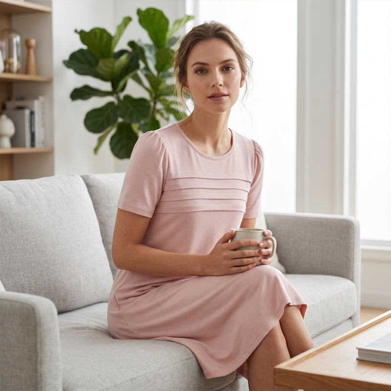 👗🔥 LETZTER TAG: 50% RABATT! Damen A-Linien Freizeitkleid – Weich & figurfreundlich für Alltag & Büro 🩷✨