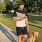 👕 50% RABATT JETZT! 🎨 Herren Colorblock T-Shirt & Shorts Set – Weicher Stoff & atmungsaktiv – Perfekt für Sommer, Sport oder Entspannung – Stilvoll und bequem 🩳✨