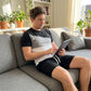 👕 50% RABATT JETZT! 🎨 Herren Colorblock T-Shirt & Shorts Set – Weicher Stoff & atmungsaktiv – Perfekt für Sommer, Sport oder Entspannung – Stilvoll und bequem 🩳✨