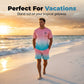 👕🌴 50% RABATT – NUR FÜR KURZE ZEIT! 2-teiliges Sommer-Set für Herren – Kurzarm-Shirt & Shorts mit Palmen-Print & Farbverlauf, atmungsaktiv, bequem & perfekt für Strand, Urlaub & Alltag 🌅✨
