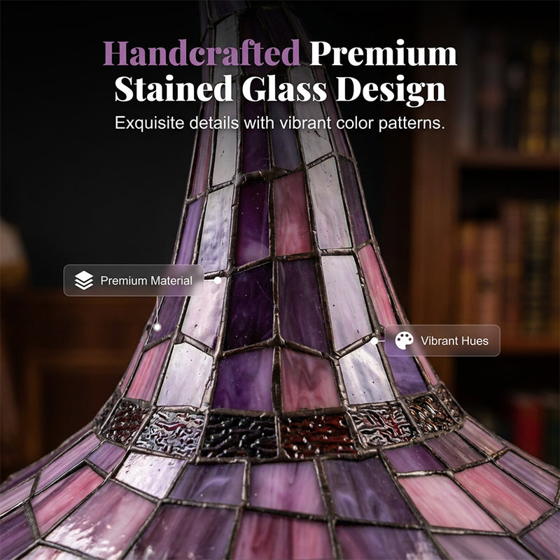🔮🕯️ 50% RABATT! Verzaubernde Stained-Glass-Witch-Lampe – Buntglas-Design, warmes Licht & mystische Atmosphäre – Perfekt als Deko & Geschenk ✨