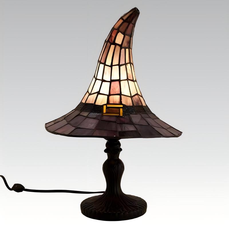 🔮🕯️ 50% RABATT! Verzaubernde Stained-Glass-Witch-Lampe – Buntglas-Design, warmes Licht & mystische Atmosphäre – Perfekt als Deko & Geschenk ✨