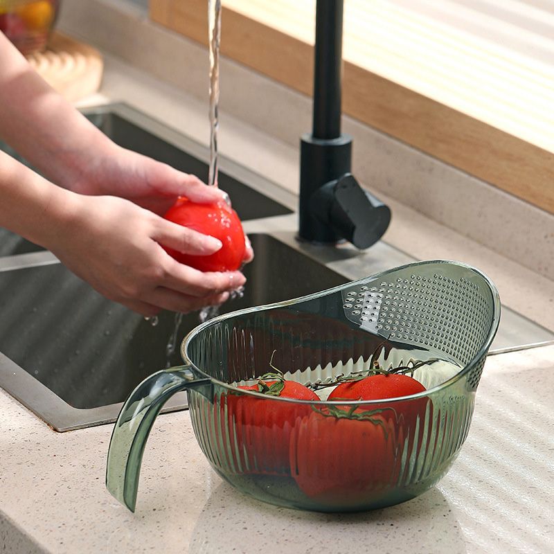 🧺 50% RABATT! 🍽️ Multifunktionaler transparenter Abtropfkorb – Platzsparend, vielseitig & leicht zu reinigen – Ideal für Geschirr, Obst & Küchenorganisation ✨