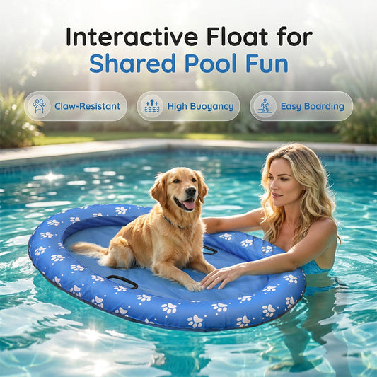 🐶🏊 50% RABATT! Aufblasbarer Schwimmring / Pool-Float für Haustiere – Sicher & stabil im Wasser, leicht & perfekt für Pool, See & Strand ✨
