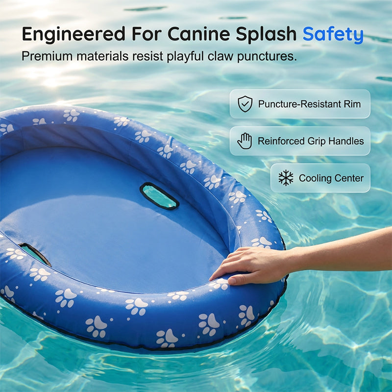 🐶🏊 50% RABATT! Aufblasbarer Schwimmring / Pool-Float für Haustiere – Sicher & stabil im Wasser, leicht & perfekt für Pool, See & Strand ✨