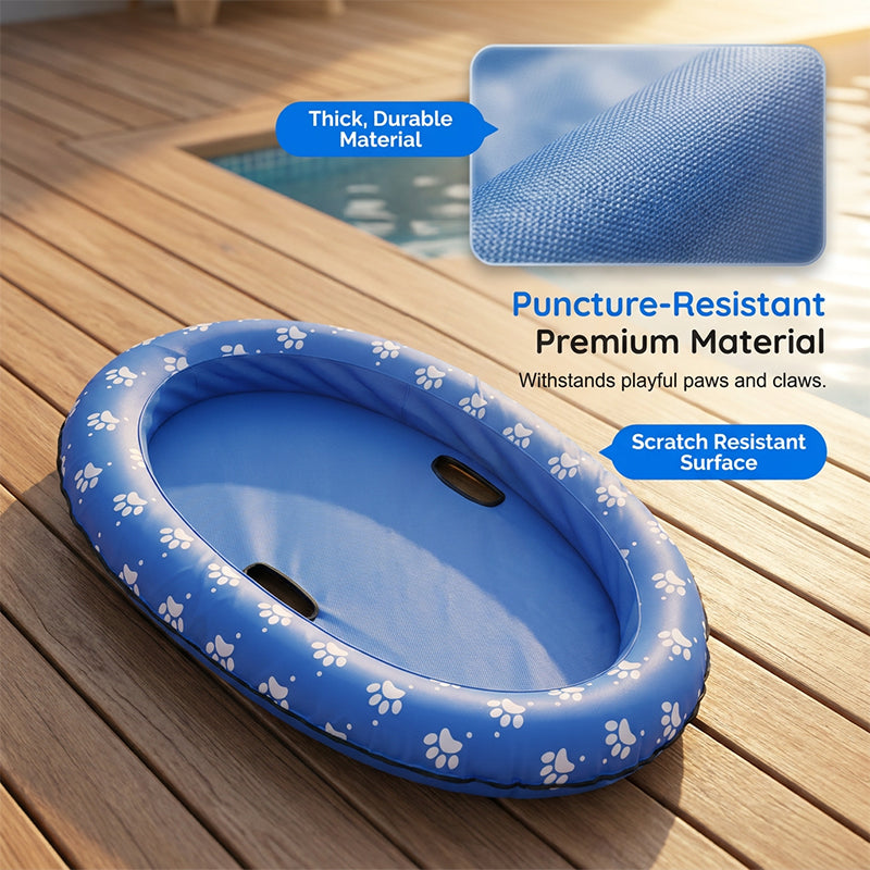 🐶🏊 50% RABATT! Aufblasbarer Schwimmring / Pool-Float für Haustiere – Sicher & stabil im Wasser, leicht & perfekt für Pool, See & Strand ✨