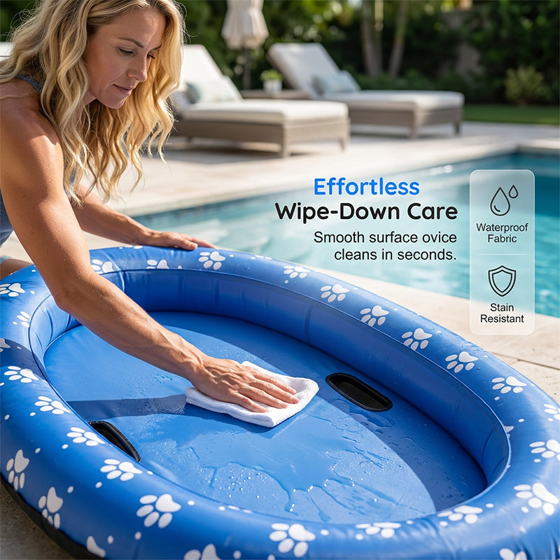 🐶🏊 50% RABATT! Aufblasbarer Schwimmring / Pool-Float für Haustiere – Sicher & stabil im Wasser, leicht & perfekt für Pool, See & Strand ✨