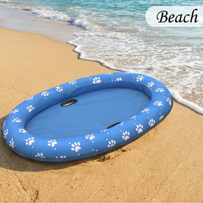 🐶🏊 50% RABATT! Aufblasbarer Schwimmring / Pool-Float für Haustiere – Sicher & stabil im Wasser, leicht & perfekt für Pool, See & Strand ✨