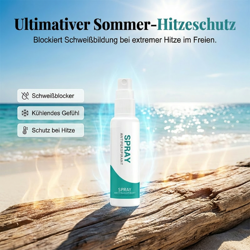 🌬️✨ 50% RABATT! Langanhaltendes Antitranspirant-Spray – 30 ml, 48 h Schutz, fleckenfrei & hautfreundlich – Ideal für Alltag & Sport 💪