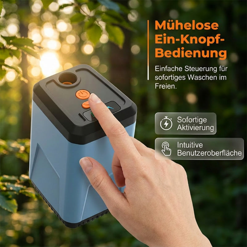 🚿🔋 50% RABATT! Kabelloser tragbarer Duschbooster – Selbstansaugend, USB-C aufladbar & vielseitig für Camping, Baustelle & Outdoor ✨