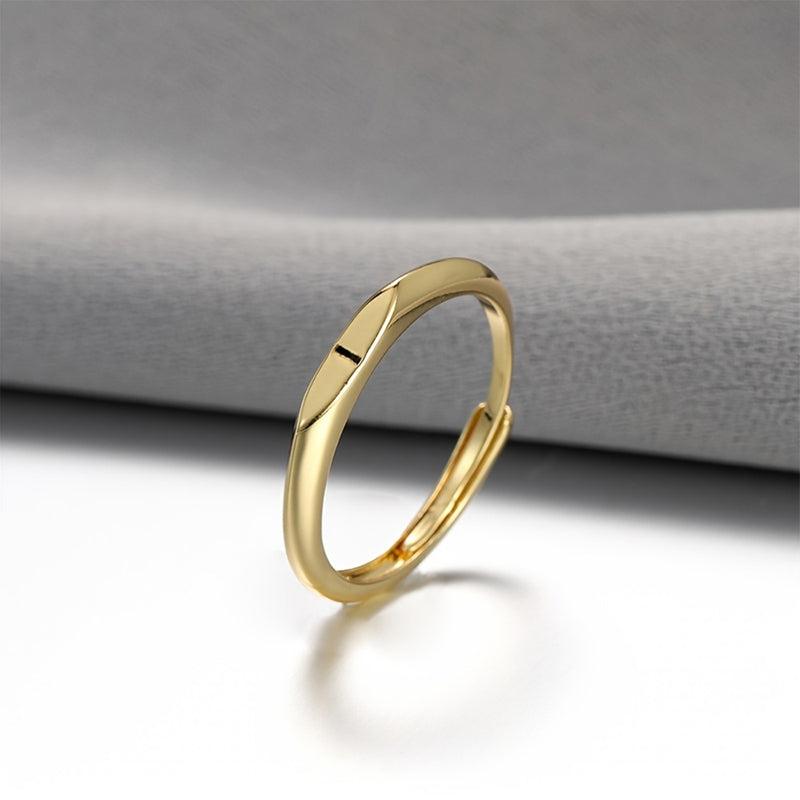 🎉 2026 Sale – Über 31.000 Stück verkauft! 💍 Minimalistischer Initialenring für elegante Alltagsgarderobe – Verstellbares offenes Band ✨