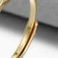 🎉 2026 Sale – Über 31.000 Stück verkauft! 💍 Minimalistischer Initialenring für elegante Alltagsgarderobe – Verstellbares offenes Band ✨