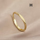 🎉 2026 Sale – Über 31.000 Stück verkauft! 💍 Minimalistischer Initialenring für elegante Alltagsgarderobe – Verstellbares offenes Band ✨