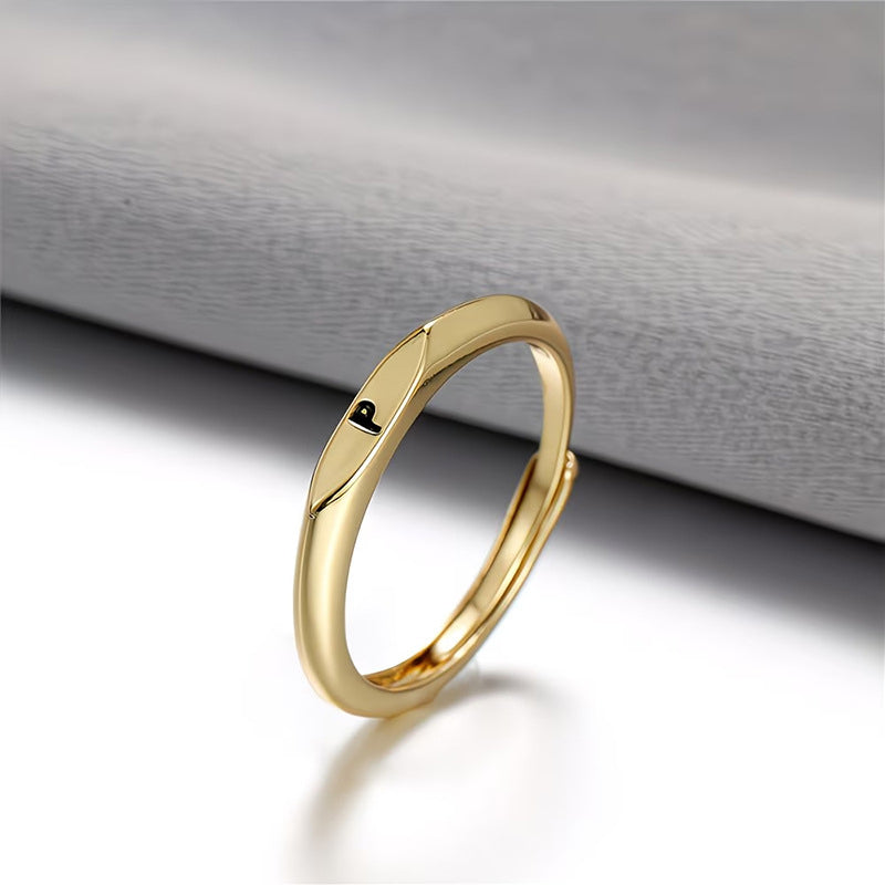 🎉 2026 Sale – Über 31.000 Stück verkauft! 💍 Minimalistischer Initialenring für elegante Alltagsgarderobe – Verstellbares offenes Band ✨