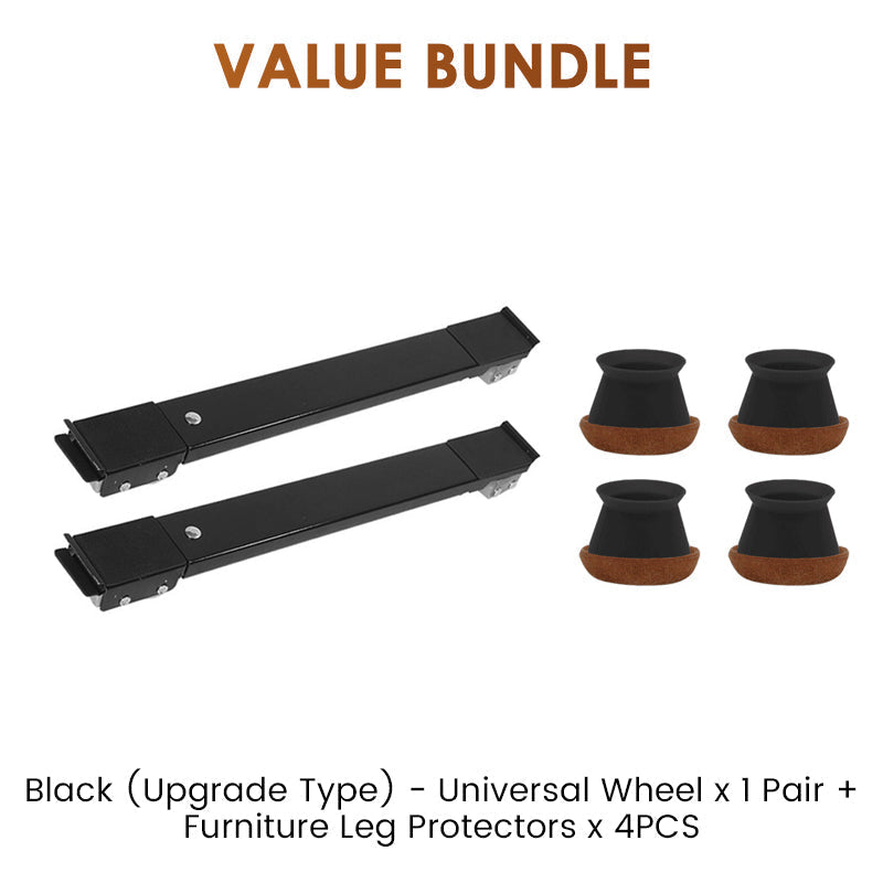 📢📢50 % Rabatt!! ⏰⚙️Verstellbare Rollen für Möbel, für einen Waschmaschinen- und Kühlschrankständer, mit Bremse und Rollenfuß✨