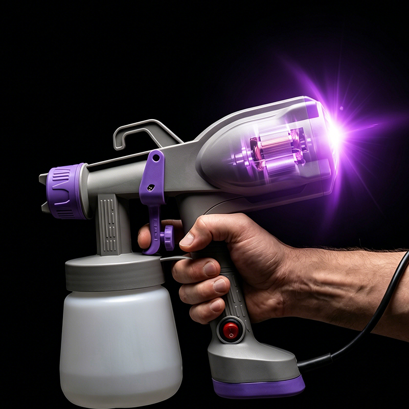🎨⚡ 50% RABATT! Elektrische Farbsprühpistole – Mit 5 Düsen, einstellbarer Sprühmenge & breitem Sprühbild – Ideal für Wände, Möbel & DIY-Projekte ✨