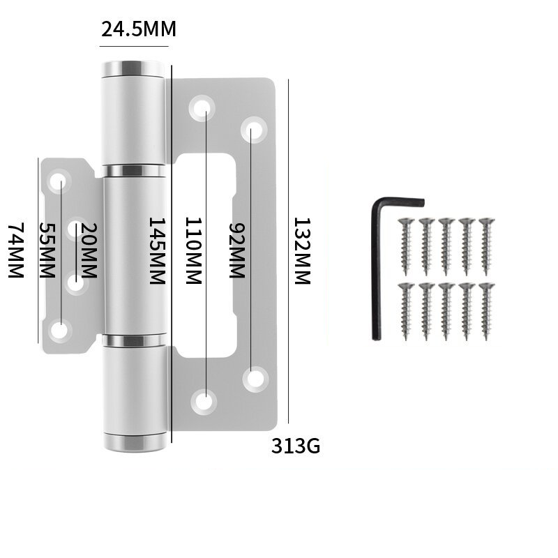 🚪 50% RABATT! ⚙️ Automatisch schließendes hydraulisches unsichtbares Türscharnier – Leise & verstellbar – Perfekt für Möbel, Türen oder Schränke – sanftes Schließen ohne sichtbare Beschläge ✨🔧