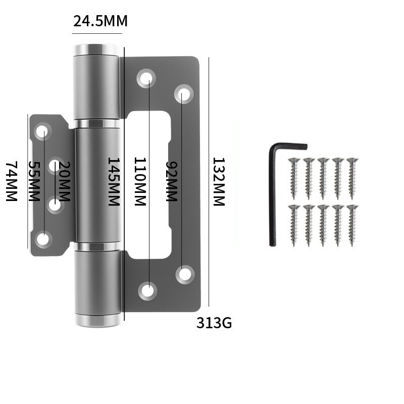 🚪 50% RABATT! ⚙️ Automatisch schließendes hydraulisches unsichtbares Türscharnier – Leise & verstellbar – Perfekt für Möbel, Türen oder Schränke – sanftes Schließen ohne sichtbare Beschläge ✨🔧