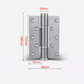 🚪 50% RABATT! ⚙️ Automatisch schließendes hydraulisches unsichtbares Türscharnier – Leise & verstellbar – Perfekt für Möbel, Türen oder Schränke – sanftes Schließen ohne sichtbare Beschläge ✨🔧