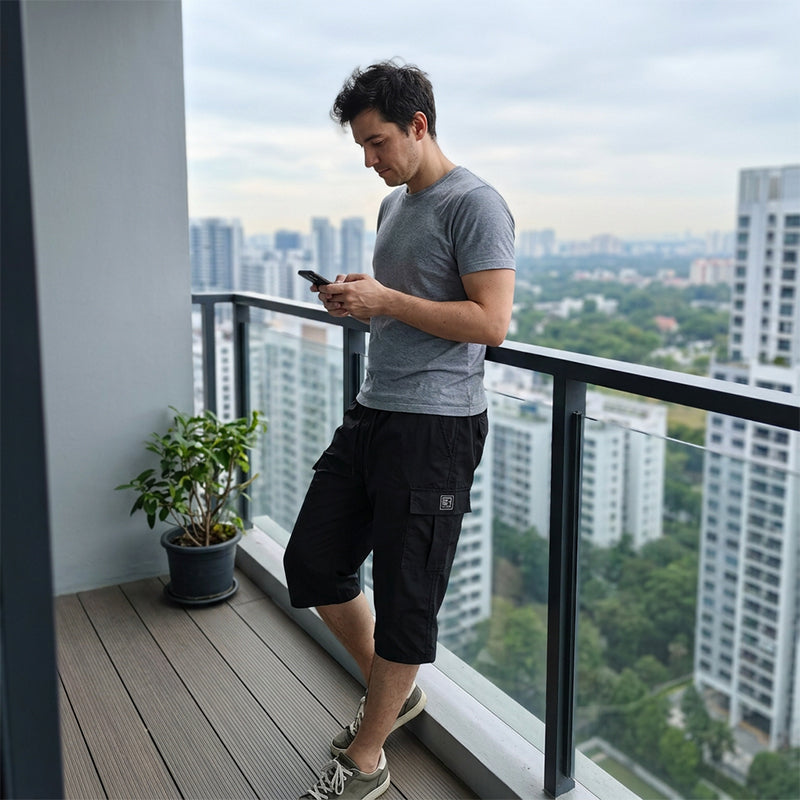 👖🌿 50% RABATT! Herren Casual Caprihose mit Kordelzugbund – Leicht, atmungsaktiv & perfekt für Sommer, Freizeit & Stadt ✨