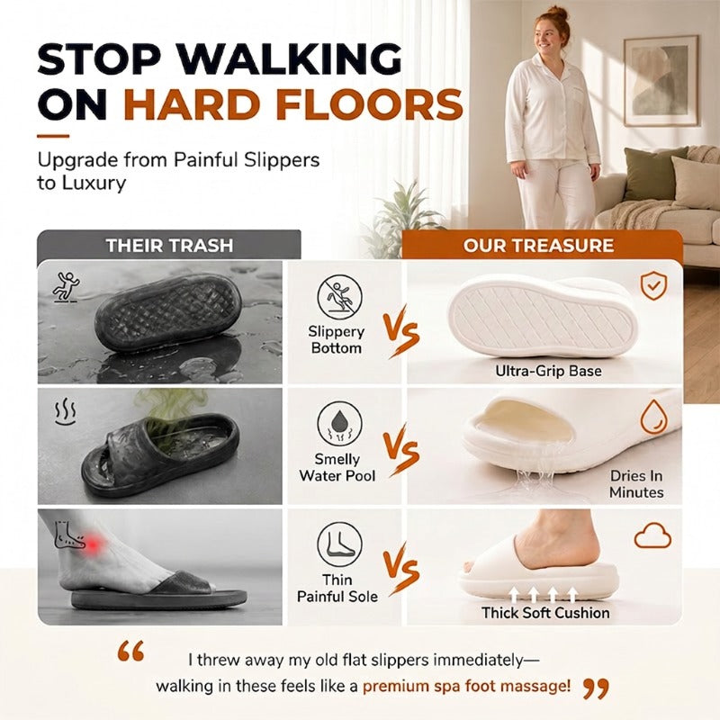 Unisex Soft EVA Platform Slippers