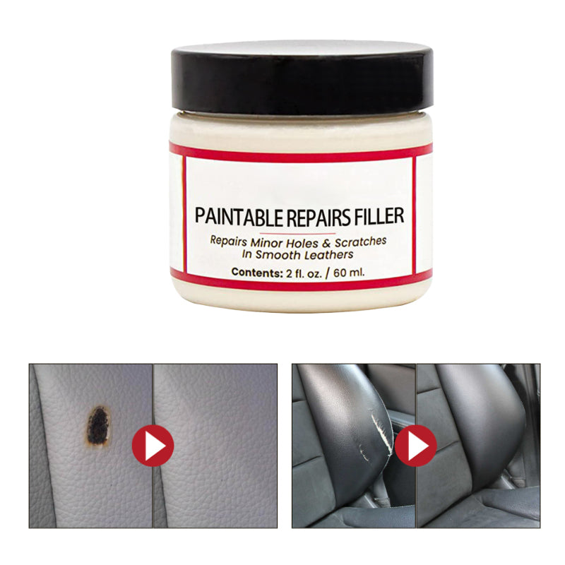 🛋️🧴 50% RABATT! Füllmittel zur Reparatur von Kratzern & Beschädigungen an Leder – Für Sofas, Autositze, Taschen & Schuhe – Farblich anpassbar & leicht anzuwenden – Unsichtbare Reparatur in Minuten ✨