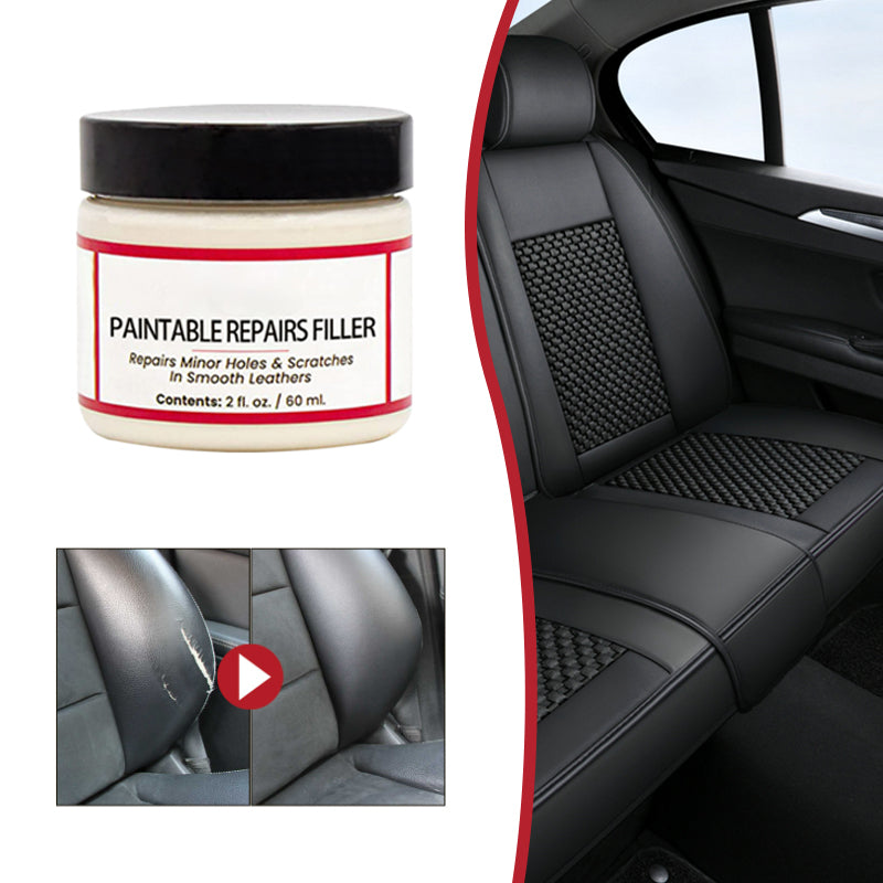🛋️🧴 50% RABATT! Füllmittel zur Reparatur von Kratzern & Beschädigungen an Leder – Für Sofas, Autositze, Taschen & Schuhe – Farblich anpassbar & leicht anzuwenden – Unsichtbare Reparatur in Minuten ✨