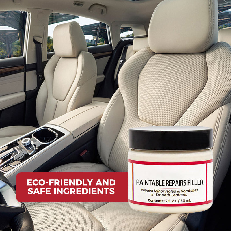 🛋️🧴 50% RABATT! Füllmittel zur Reparatur von Kratzern & Beschädigungen an Leder – Für Sofas, Autositze, Taschen & Schuhe – Farblich anpassbar & leicht anzuwenden – Unsichtbare Reparatur in Minuten ✨