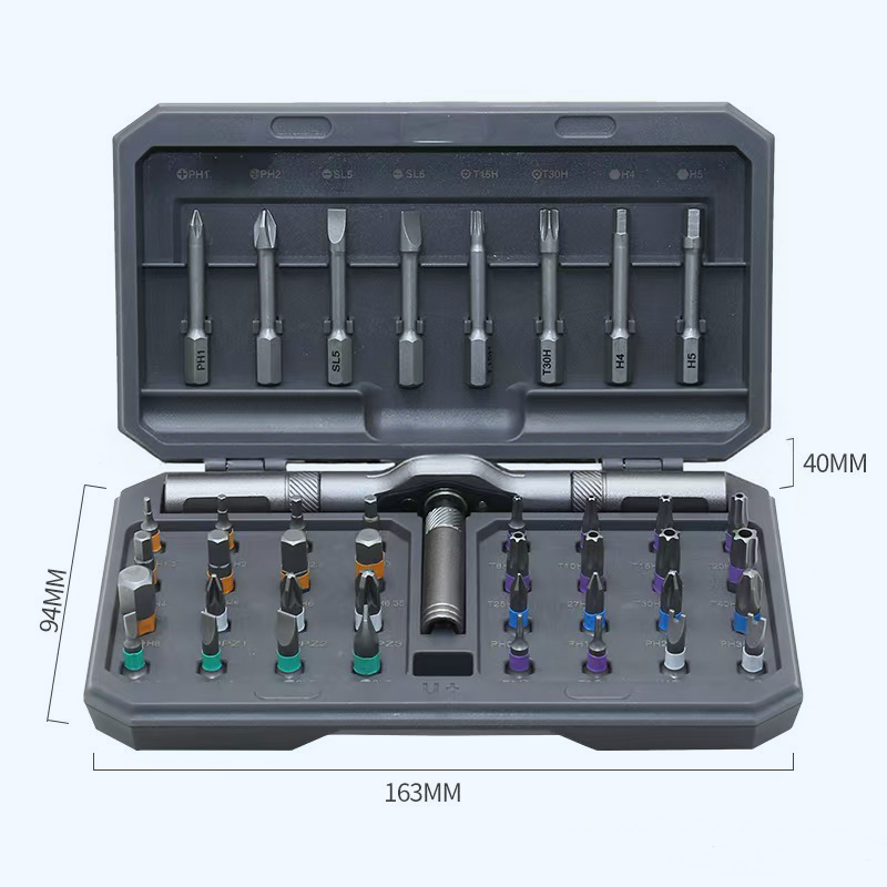 🔧🧲 50% RABATT! 42-in-1 Magnetisches Schraubendreher-Set mit Koffer – Präzisions-Bits für Smartphone, Uhr, PC & mehr – Chrom-Vanadium-Stahl ✨