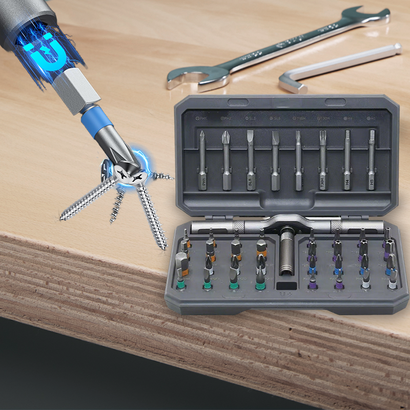 🔧🧲 50% RABATT! 42-in-1 Magnetisches Schraubendreher-Set mit Koffer – Präzisions-Bits für Smartphone, Uhr, PC & mehr – Chrom-Vanadium-Stahl ✨