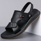 👡☀️ 50% RABATT! Herren Leder-Sandalen 2-in-1 Slip-On – Vielseitig für Outdoor & Strand – Echtes Leder, flexible Sohle & bequemer Einstieg – Perfekt für heiße Tage & lässige Looks 🌊✨