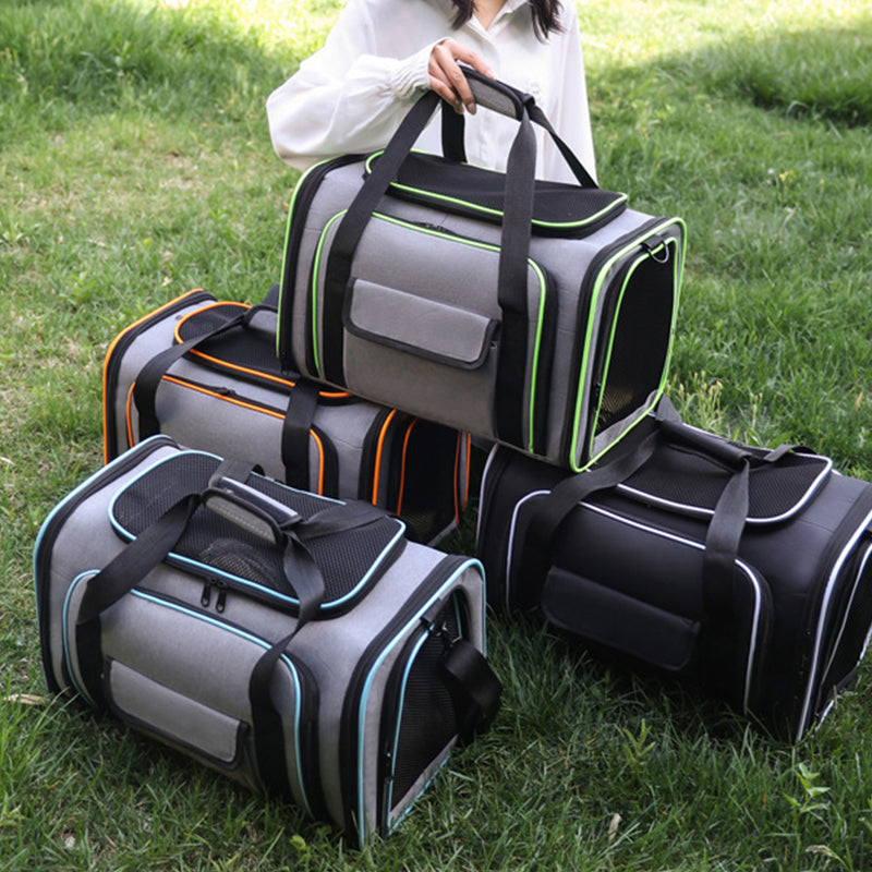 🐾🎒 50% RABATT! Erweiterbare Haustier-Transporttasche für Reisen – Atmungsaktiv, mit abnehmbarem Schultergurt & Seitenerweiterung – Flugzeug-kabinentauglich ✈️✨