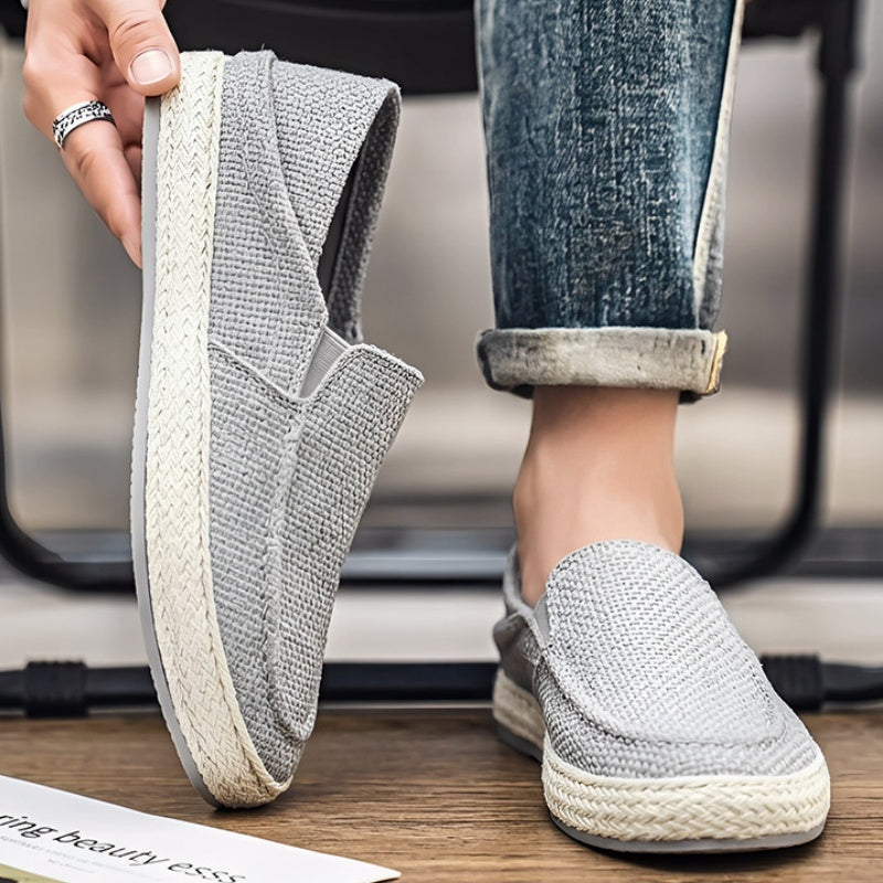 👞🌿 50% RABATT! Herren Lässige Canvas Slip-On Schuhe – Weich, atmungsaktiv & perfekt für Alltag, Freizeit & warme Tage ☀️✨