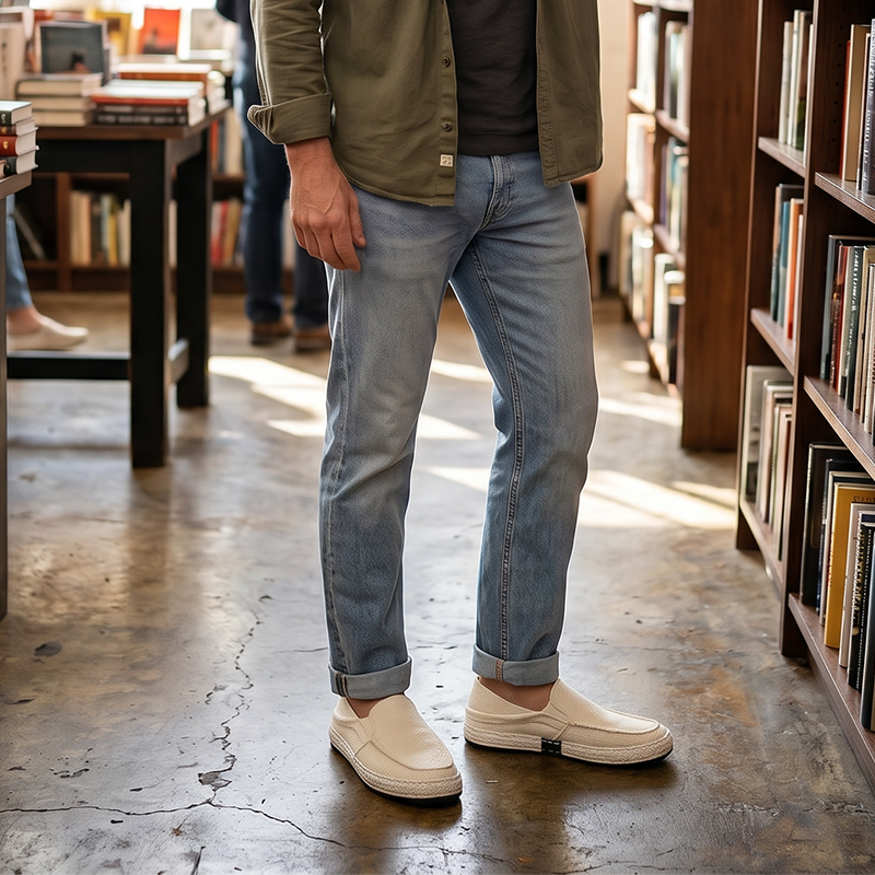 👞🌿 50% RABATT! Herren Lässige Canvas Slip-On Schuhe – Weich, atmungsaktiv & perfekt für Alltag, Freizeit & warme Tage ☀️✨