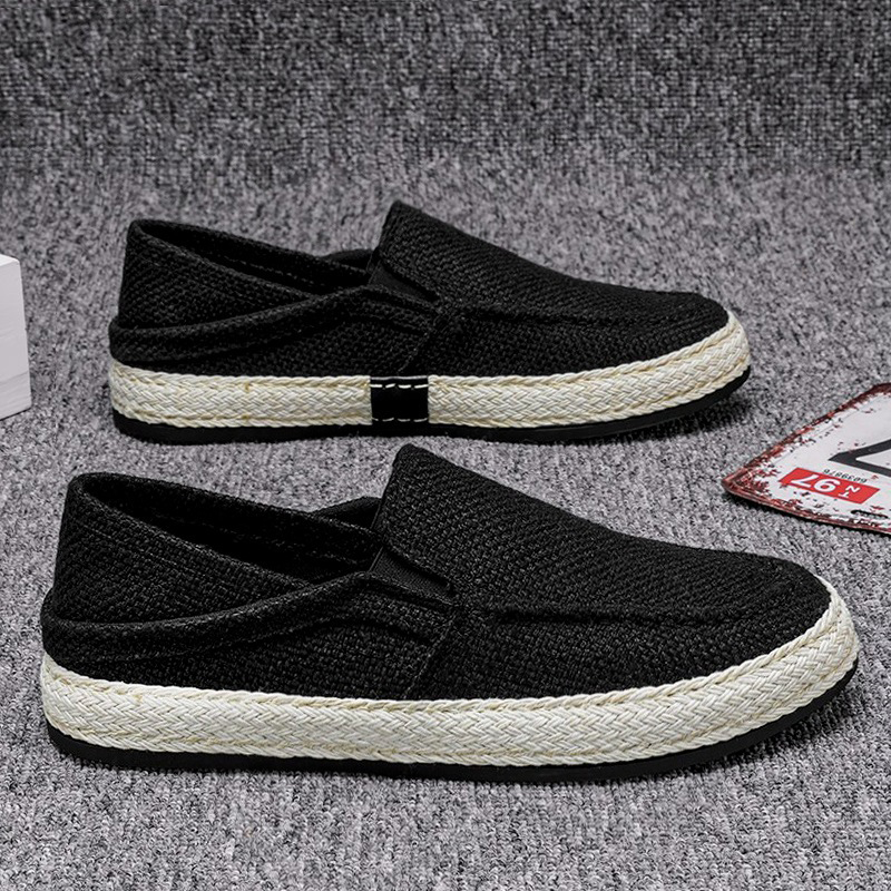 👞🌿 50% RABATT! Herren Lässige Canvas Slip-On Schuhe – Weich, atmungsaktiv & perfekt für Alltag, Freizeit & warme Tage ☀️✨