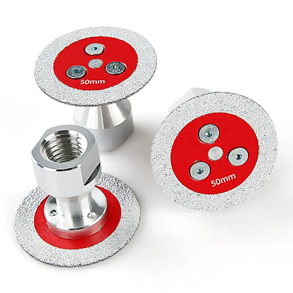 💎🔧 50% RABATT! Vakuumgelötetes Diamant-Fasenschleifrad mit Flansch – Hochpräzise Kantenbearbeitung, langlebig & für Winkelschleifer ✨