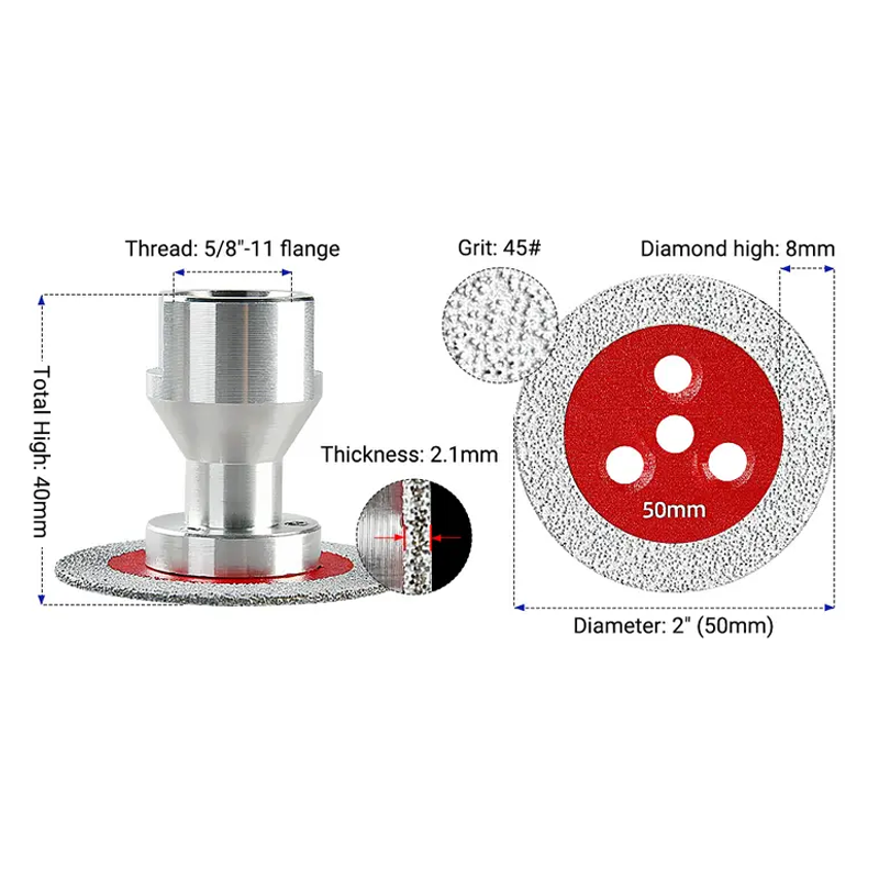 💎🔧 50% RABATT! Vakuumgelötetes Diamant-Fasenschleifrad mit Flansch – Hochpräzise Kantenbearbeitung, langlebig & für Winkelschleifer ✨