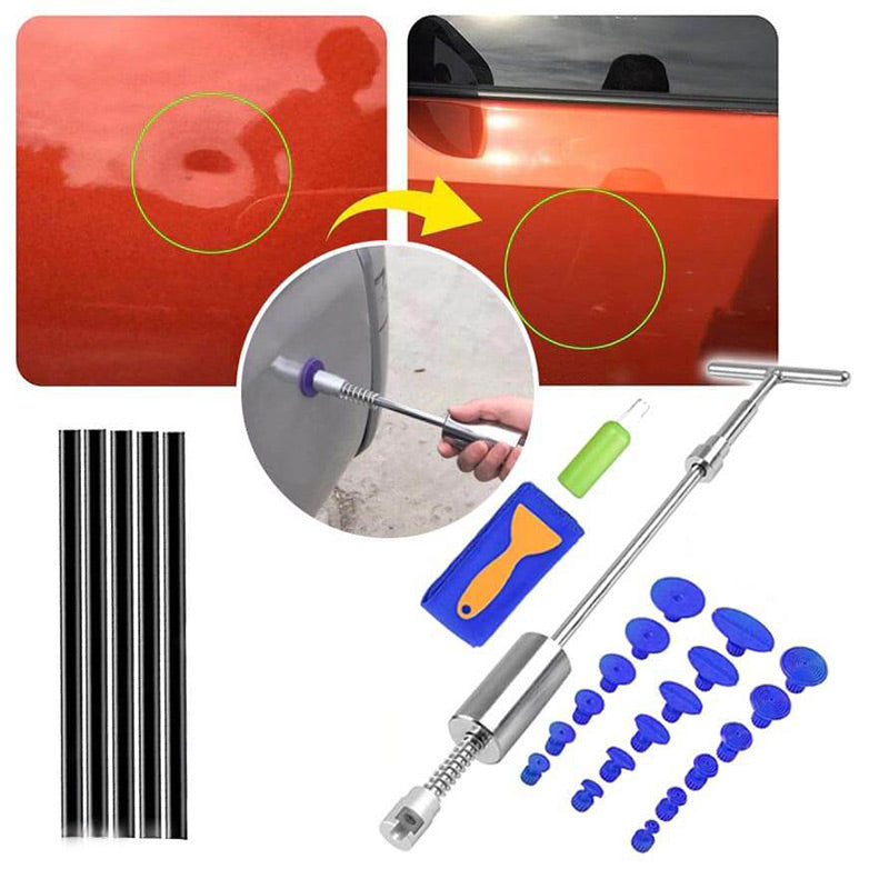 🛠️🔥 50% RABATT FÜR BEGRENZTE ZEIT! T-Bar Ausbeulwerkzeug Auto Dellen-Reparatur-Set – Profi-Dellen-Entfernung ohne Lackbeschädigung ✨