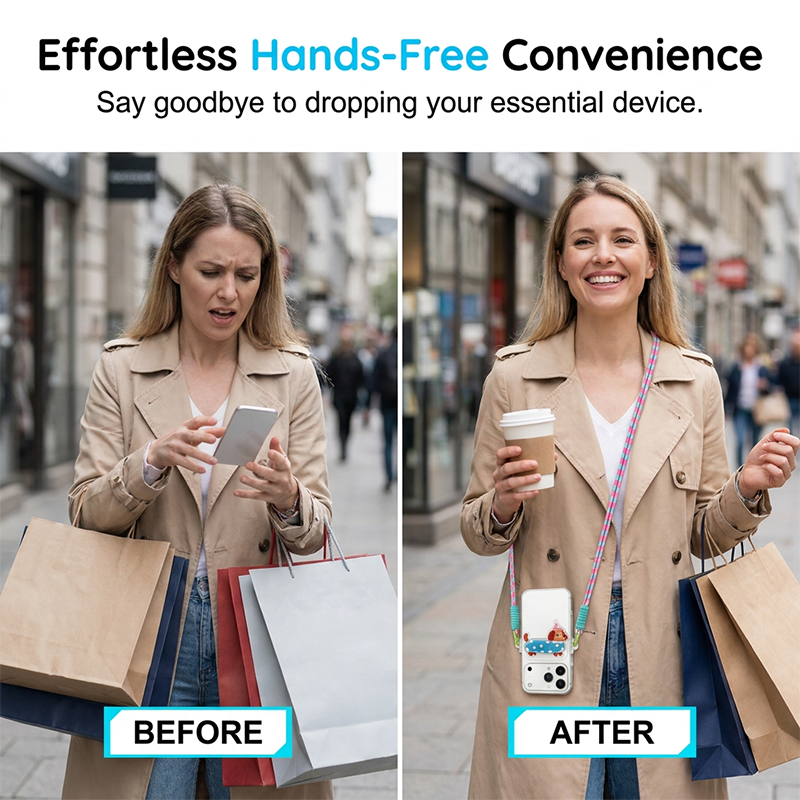 📱🐾 50% RABATT! Niedlicher Handy-Clip mit Tiermotiv & Umhängeband – Befestigungsclip, längenverstellbar & perfekt für Freihand-Nutzung, Reisen & Selfies ✨