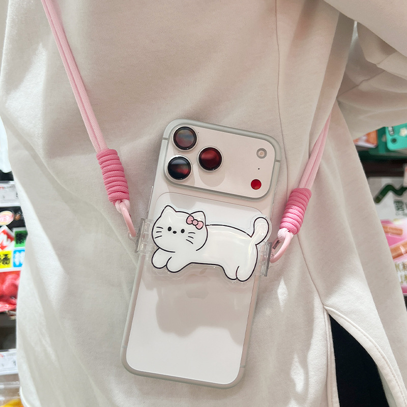 📱🐾 50% RABATT! Niedlicher Handy-Clip mit Tiermotiv & Umhängeband – Befestigungsclip, längenverstellbar & perfekt für Freihand-Nutzung, Reisen & Selfies ✨