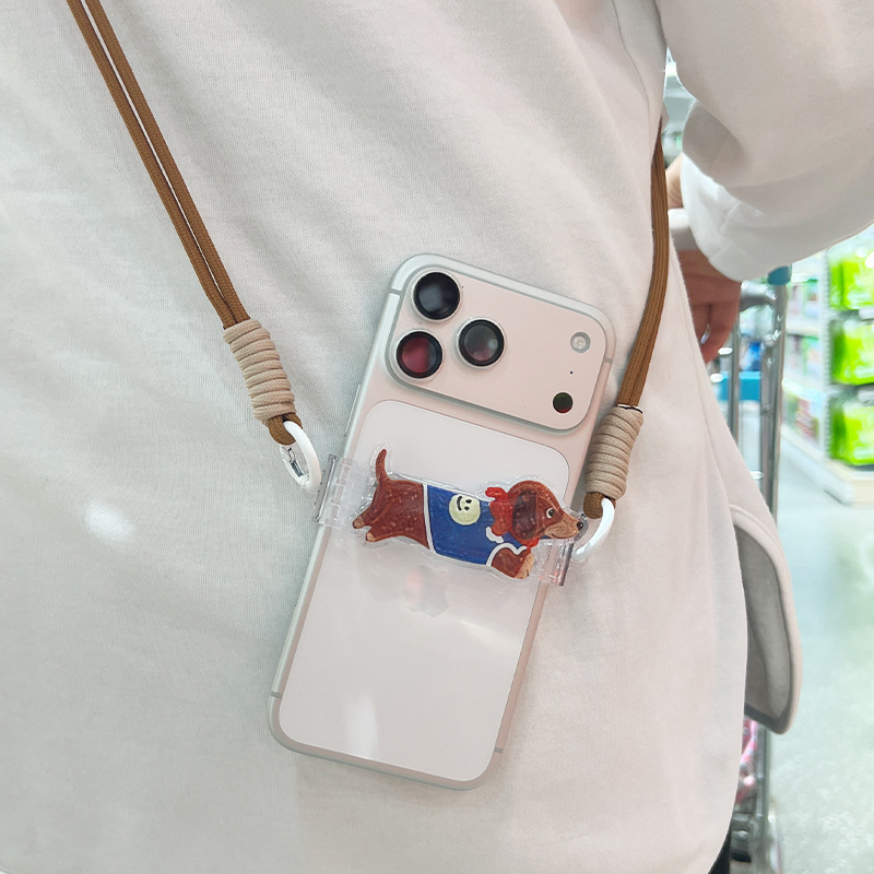 📱🐾 50% RABATT! Niedlicher Handy-Clip mit Tiermotiv & Umhängeband – Befestigungsclip, längenverstellbar & perfekt für Freihand-Nutzung, Reisen & Selfies ✨