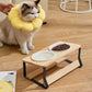 Elevated 3-Bowl Pet Feeder Station