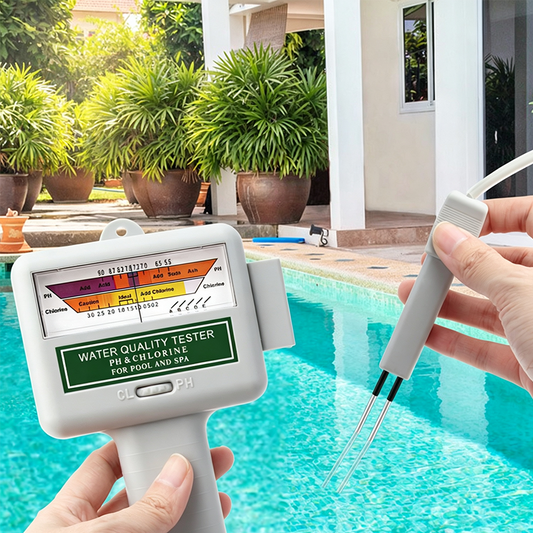 🔬💧 50% RABATT! 2-in-1 Poolwasser pH- & Chlor-Tester – Digitale Messung von pH-Wert & Chlorgehalt – Schnell, wasserdicht & ideal für Swimmingpools, Whirlpools & Spa ✨