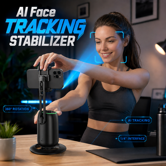 📱⏰ 50% RABATT FÜR BEGRENZTE ZEIT! KI-Gesichtserkennungsstabilisator für Smartphones – Automatische Winkelanpassung, stabil & perfekt für Selfies, Videos & Calls ✨