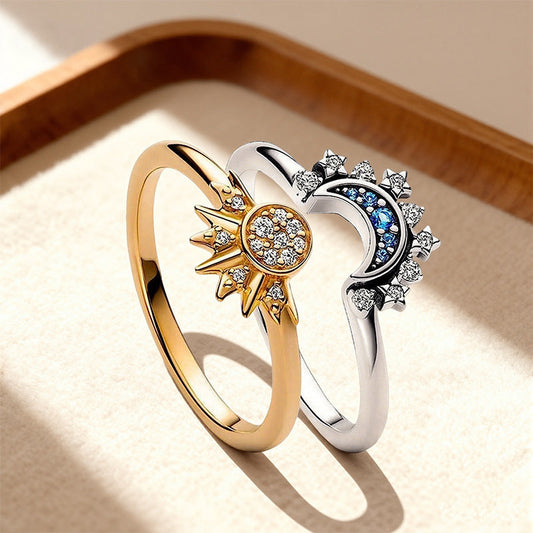 💍✨ 50% RABATT! Himmlisches Paar-Ring-Set – Verliebte Couple-Ringe, nickelfrei & symbolisch – Perfekt als Geschenk für ihn & sie 💑