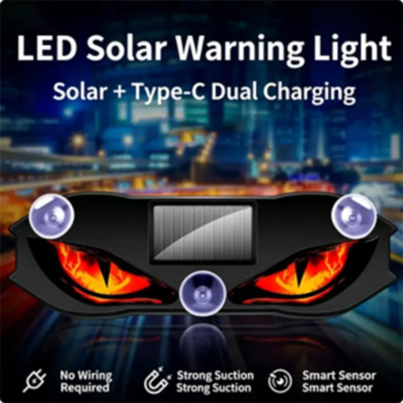 🚗🔆 50% RABATT! Solarbetriebene LED-Warnlampe für das Auto – Solarbetrieben, wetterfest & automatische Einschaltung bei Dunkelheit – Für mehr Sicherheit am Straßenrand 🛡️✨